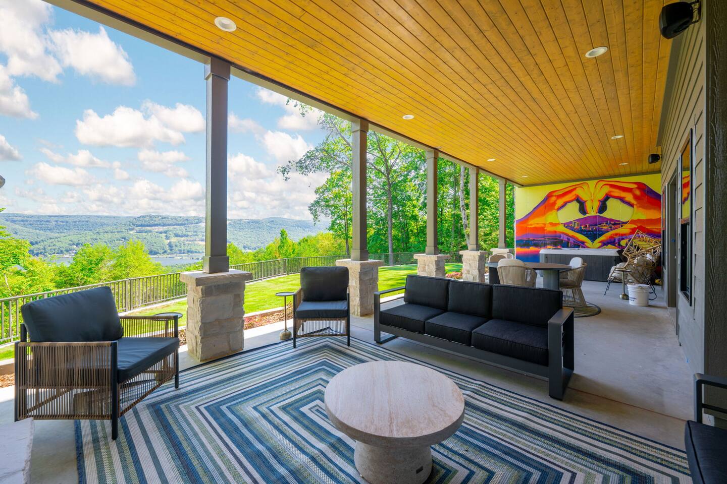 Outdoor living space designed by Erica Ooh Designs